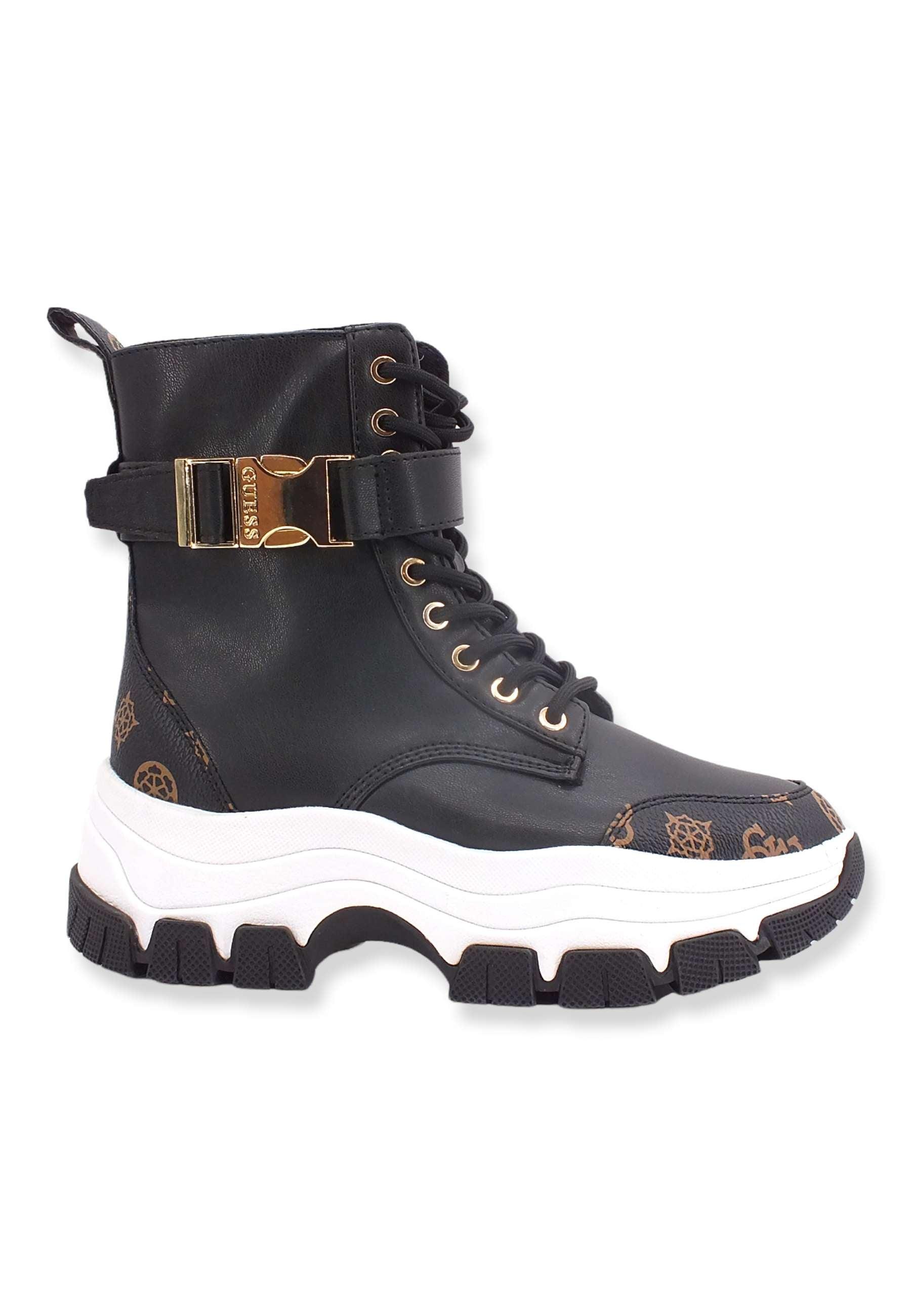 GUESS Stivaletto Running Platform Donna Black FL8BKZELE12 - Sandrini Calzature e Abbigliamento