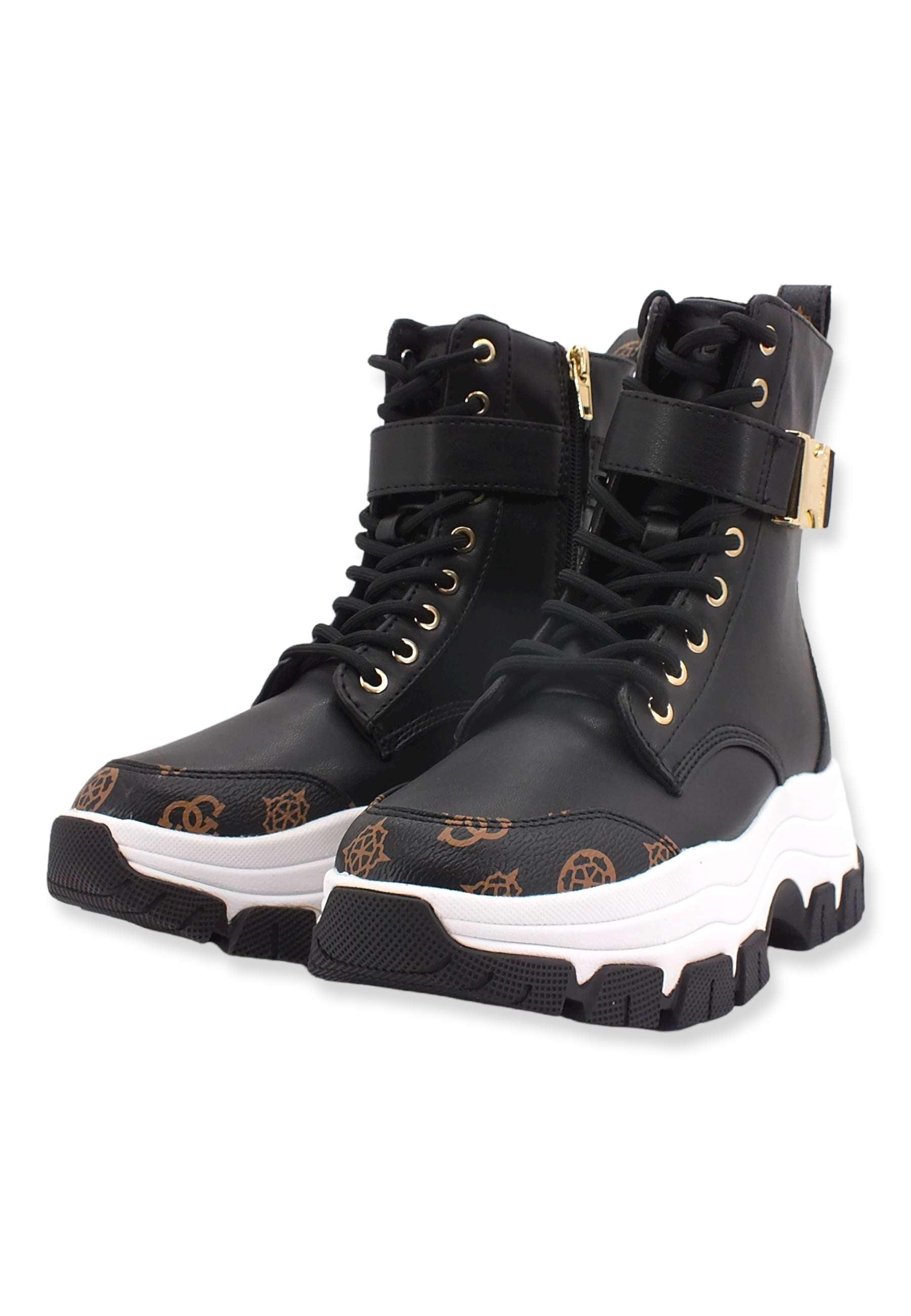 GUESS Stivaletto Running Platform Donna Black FL8BKZELE12 - Sandrini Calzature e Abbigliamento