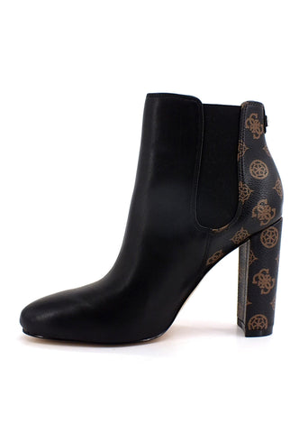 GUESS Stivaletto Tacco Alto Loghi Donna Brown Ocra FL8RICFAL10 - Sandrini Calzature e Abbigliamento