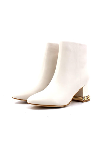 GUESS Stivaletto Tronchetto Donna Cream FL7FDDLEA10 - Sandrini Calzature e Abbigliamento