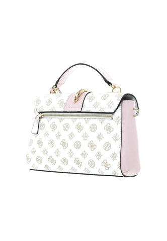 GUESS Tiberia Borsa Top Handle White Logo PG876320 - Sandrini Calzature e Abbigliamento