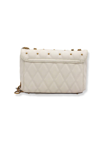 GUESS Tirana Crossbody Borchie Borsa Tracolla Donna Bianco Ivory QS855321 - Sandrini Calzature e Abbigliamento