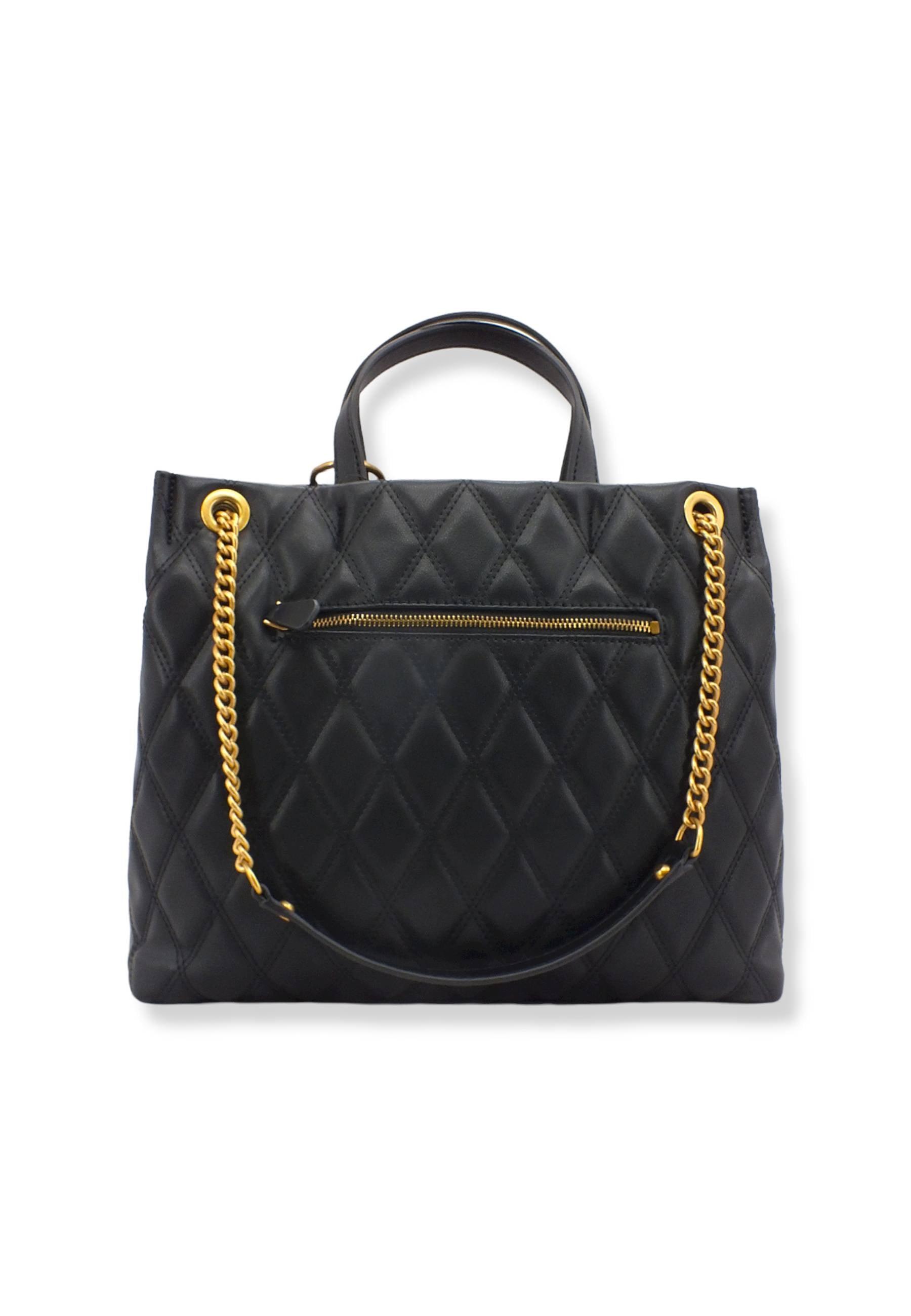 GUESS Tirana Shopper Borchie Borsa Tracolla Donna Black QS855324 - Sandrini Calzature e Abbigliamento