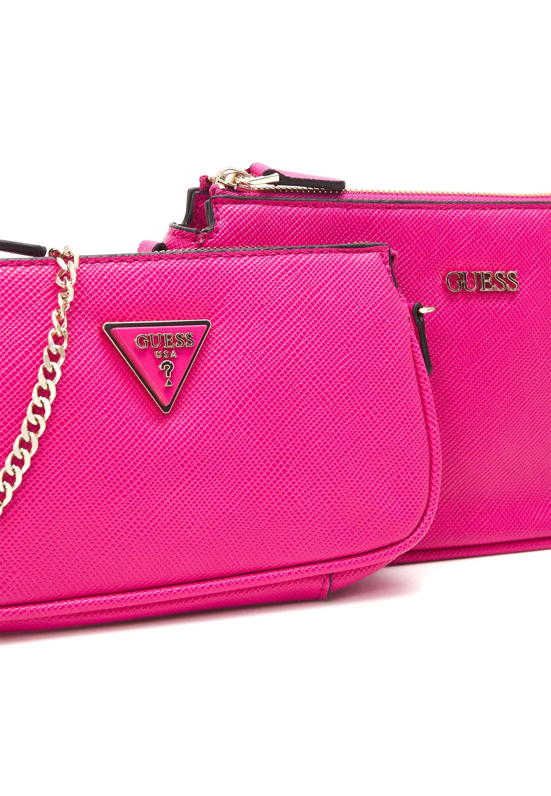 GUESS Tracolla Crossbody Double Pouch Watermelon ZG787971 - Sandrini Calzature e Abbigliamento