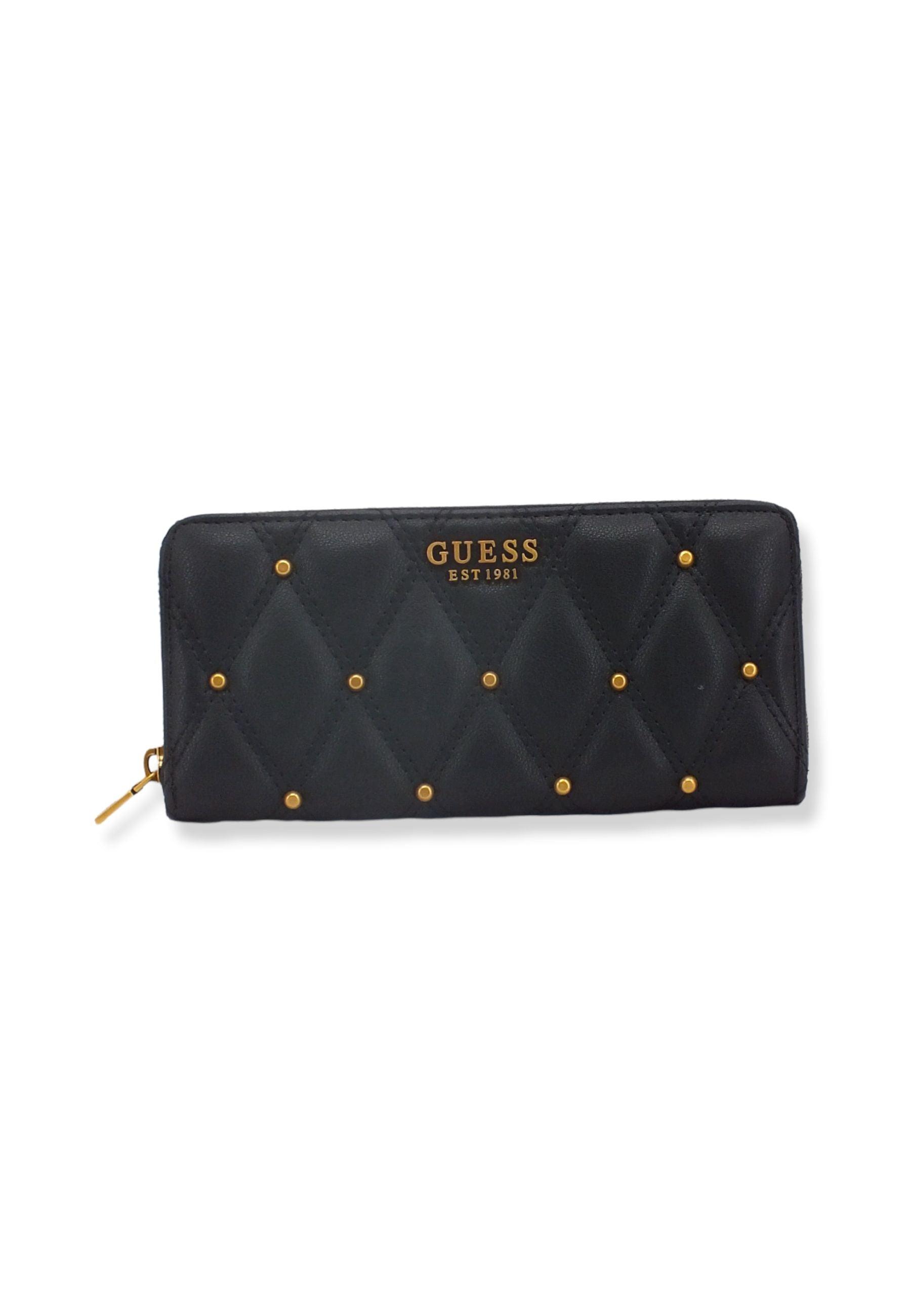 GUESS Triana Slg Portafoglio Donna Borchie Black QS855346 - Sandrini Calzature e Abbigliamento