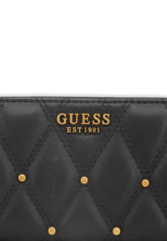 GUESS Triana Slg Portafoglio Donna Borchie Black QS855346 - Sandrini Calzature e Abbigliamento