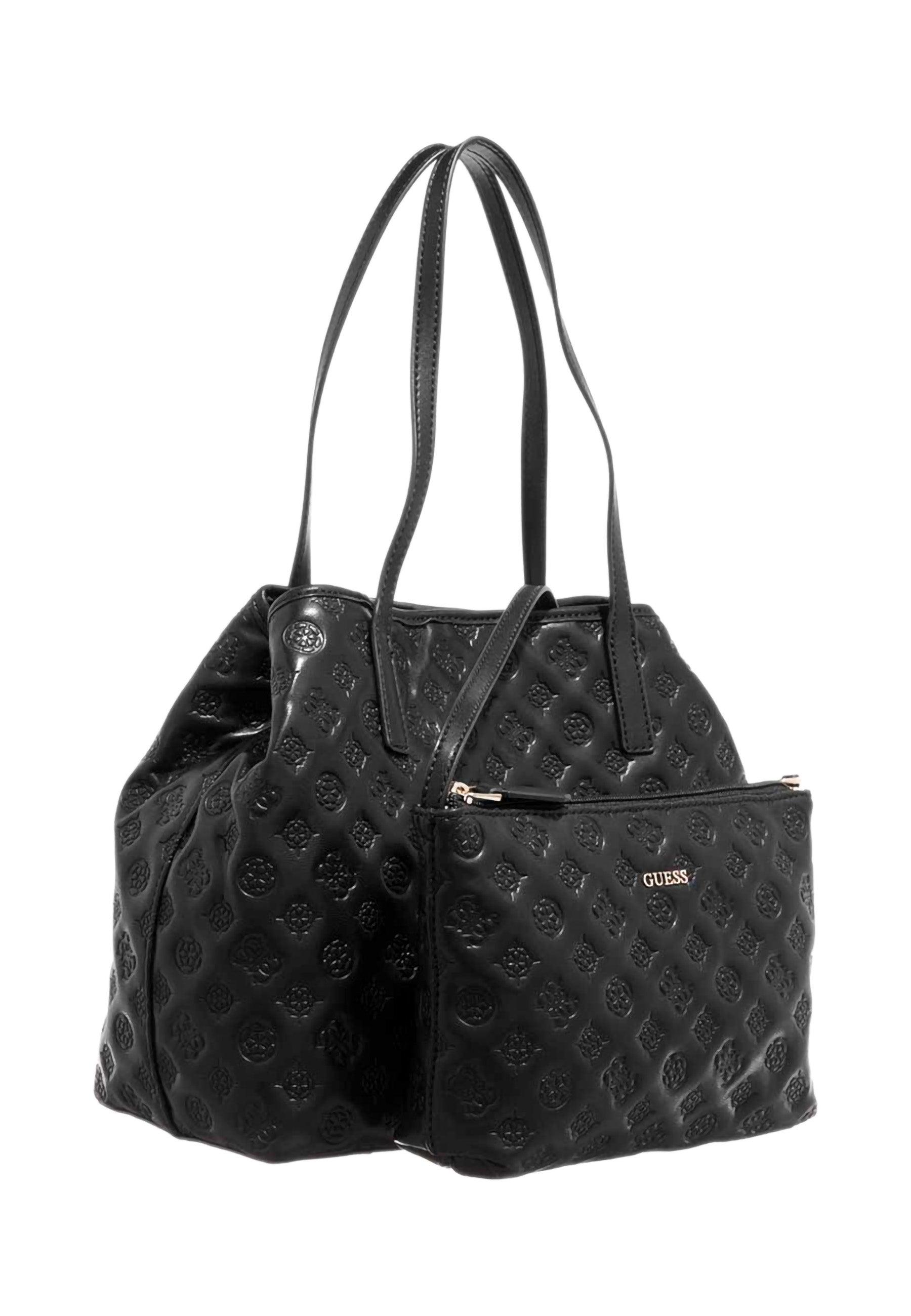 GUESS Vikky Borsa Tote con Pochette Black LF699523 - Sandrini Calzature e Abbigliamento