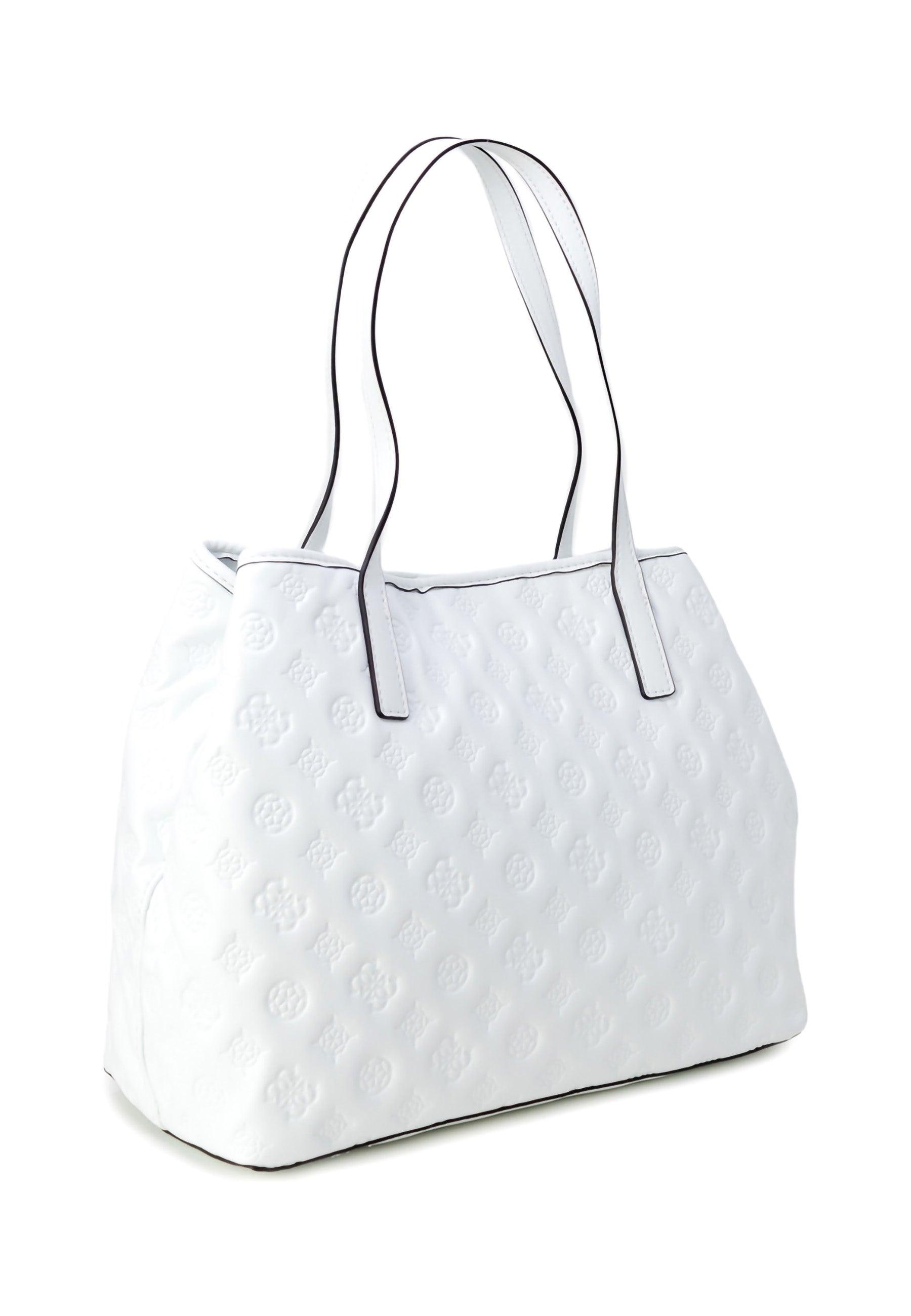 GUESS Vikky Borsa Tote con Pochette White LF699523 - Sandrini Calzature e Abbigliamento