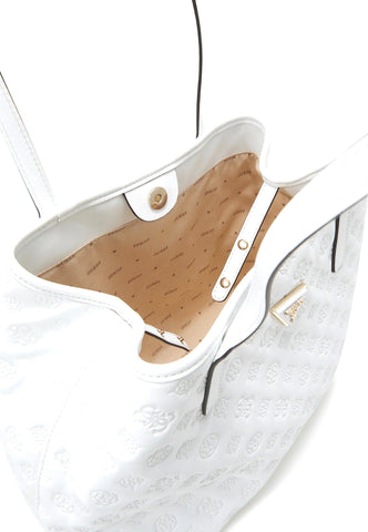 GUESS Vikky Borsa Tote con Pochette White LF699523 - Sandrini Calzature e Abbigliamento