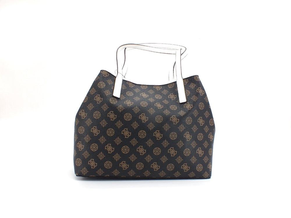 GUESS Vikky Tote Loghi Printed Borsa Mocha Graphic GP699523 - Sandrini Calzature e Abbigliamento