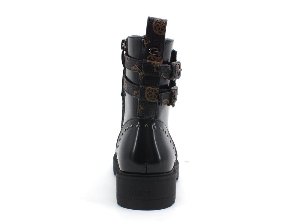 GUESS Wanda Anfibio Stivaletto Loghi Brown FL7WANFAL10 - Sandrini Calzature e Abbigliamento