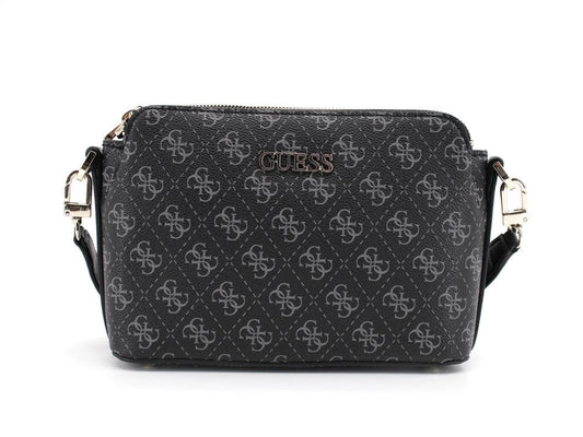 GUESS Washington Crossbody Double Zip Borsa Black Multi SG812414 - Sandrini Calzature e Abbigliamento
