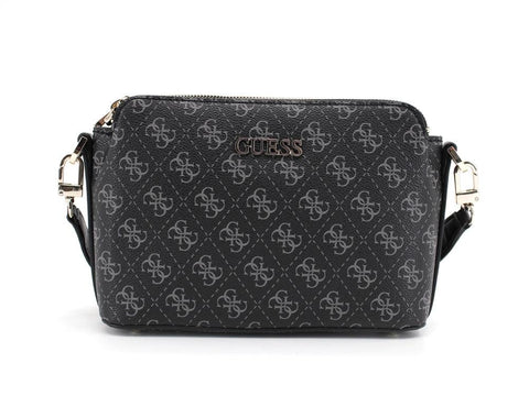 GUESS Washington Crossbody Double Zip Borsa Black Multi SG812414 - Sandrini Calzature e Abbigliamento