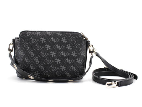 GUESS Washington Crossbody Double Zip Borsa Black Multi SG812414 - Sandrini Calzature e Abbigliamento