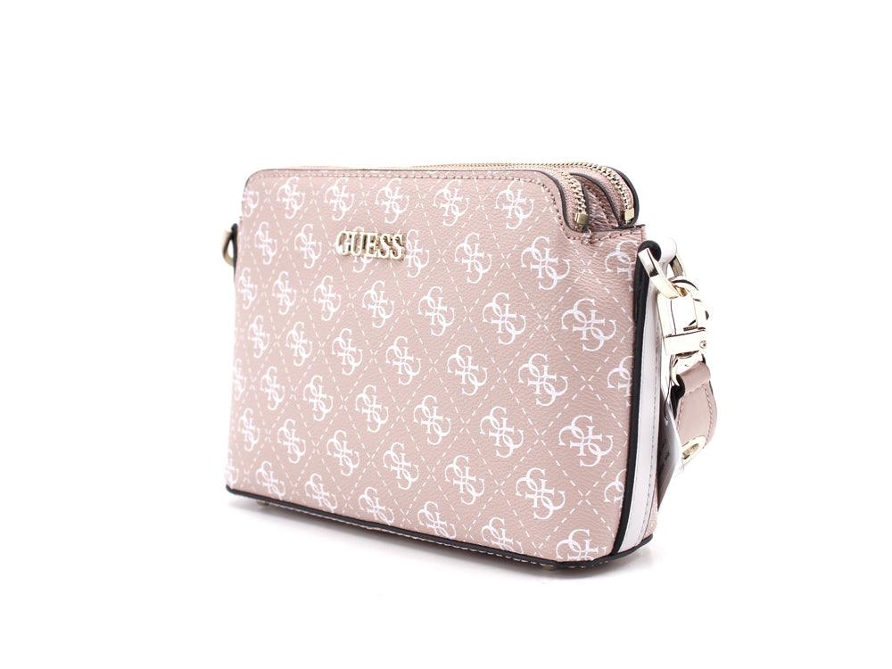 GUESS Washington Crossbody Double Zip Borsa Rose Multi SG812414 - Sandrini Calzature e Abbigliamento