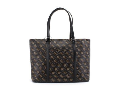 GUESS Washington Tote 2 Borsa Manici Loghi Brown Multi SG812423 - Sandrini Calzature e Abbigliamento