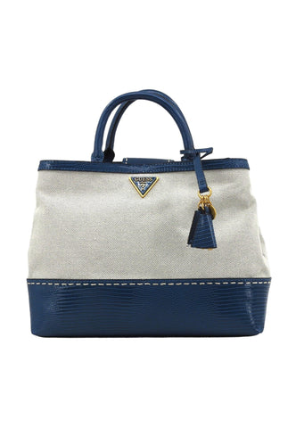 GUESS Zabry Borsa Donna Petrol Bianco WA923306 - Sandrini Calzature e Abbigliamento