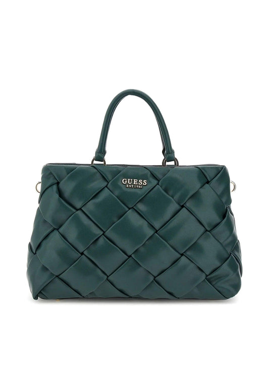 GUESS Zaina Borsa Girlfriend Satchel Forest WG898606 - Sandrini Calzature e Abbigliamento