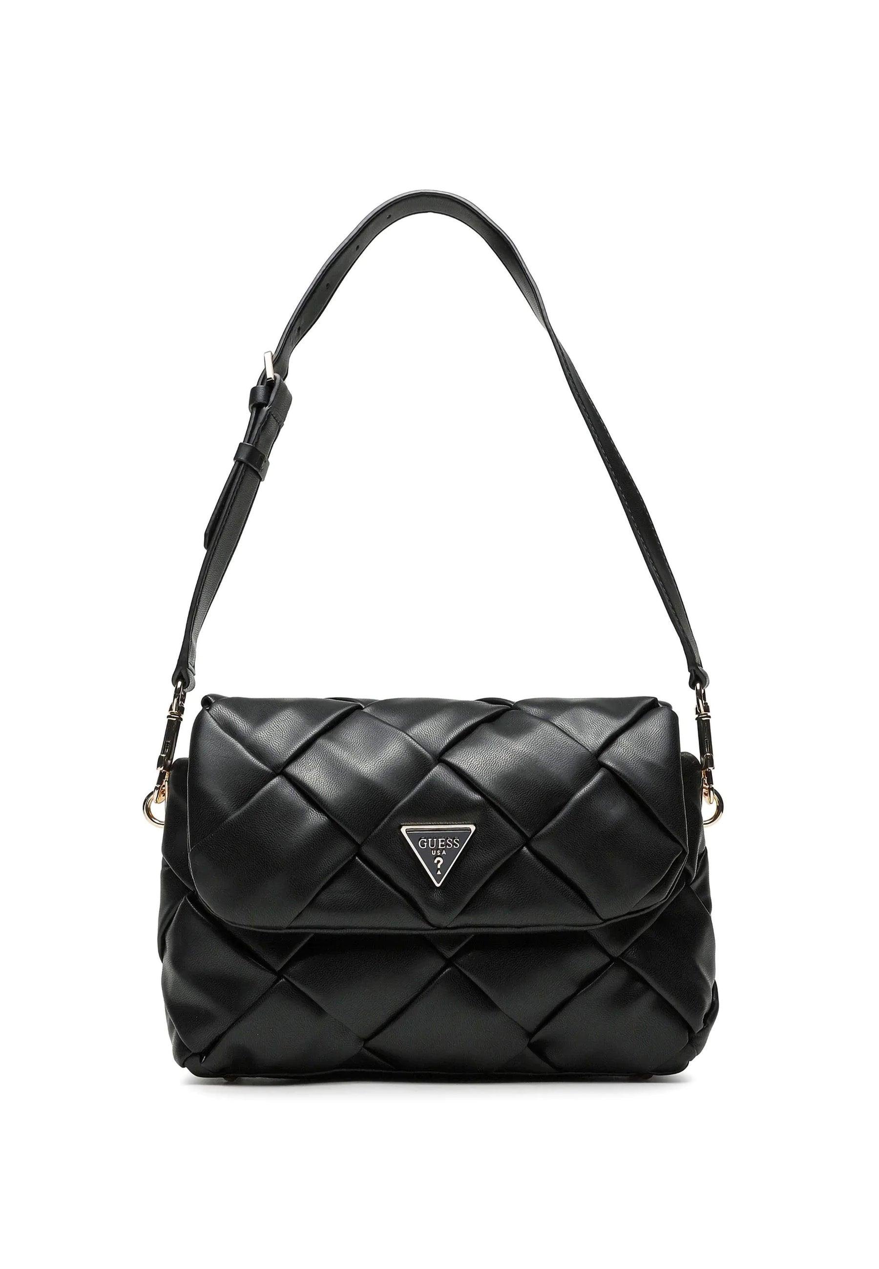 GUESS Zaina Tracolla Shoulder Bag Black WG898619 - Sandrini Calzature e Abbigliamento