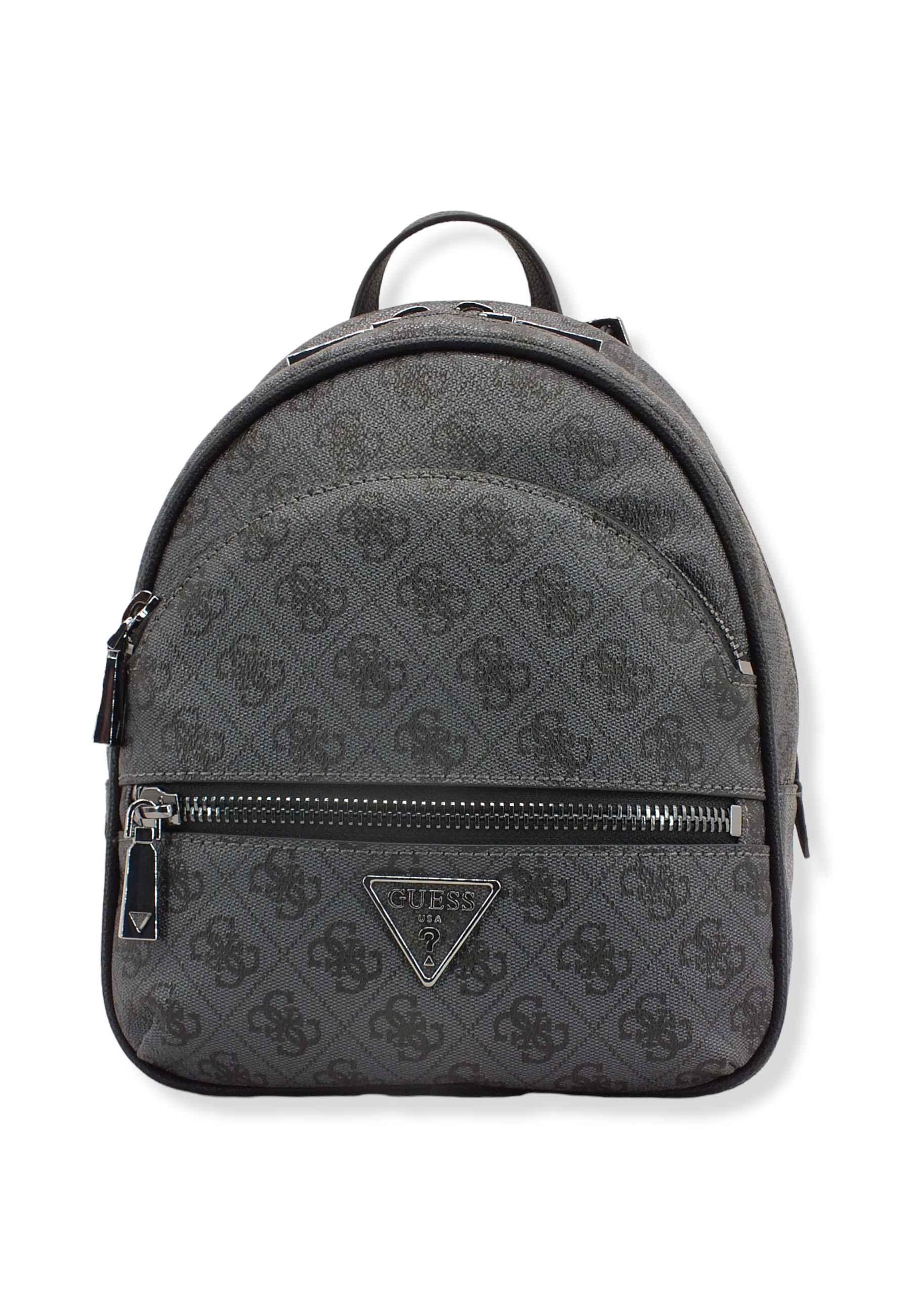 GUESS Zaino Manhattan Backpack Grigio Coal Logo SM699432 - Sandrini Calzature e Abbigliamento