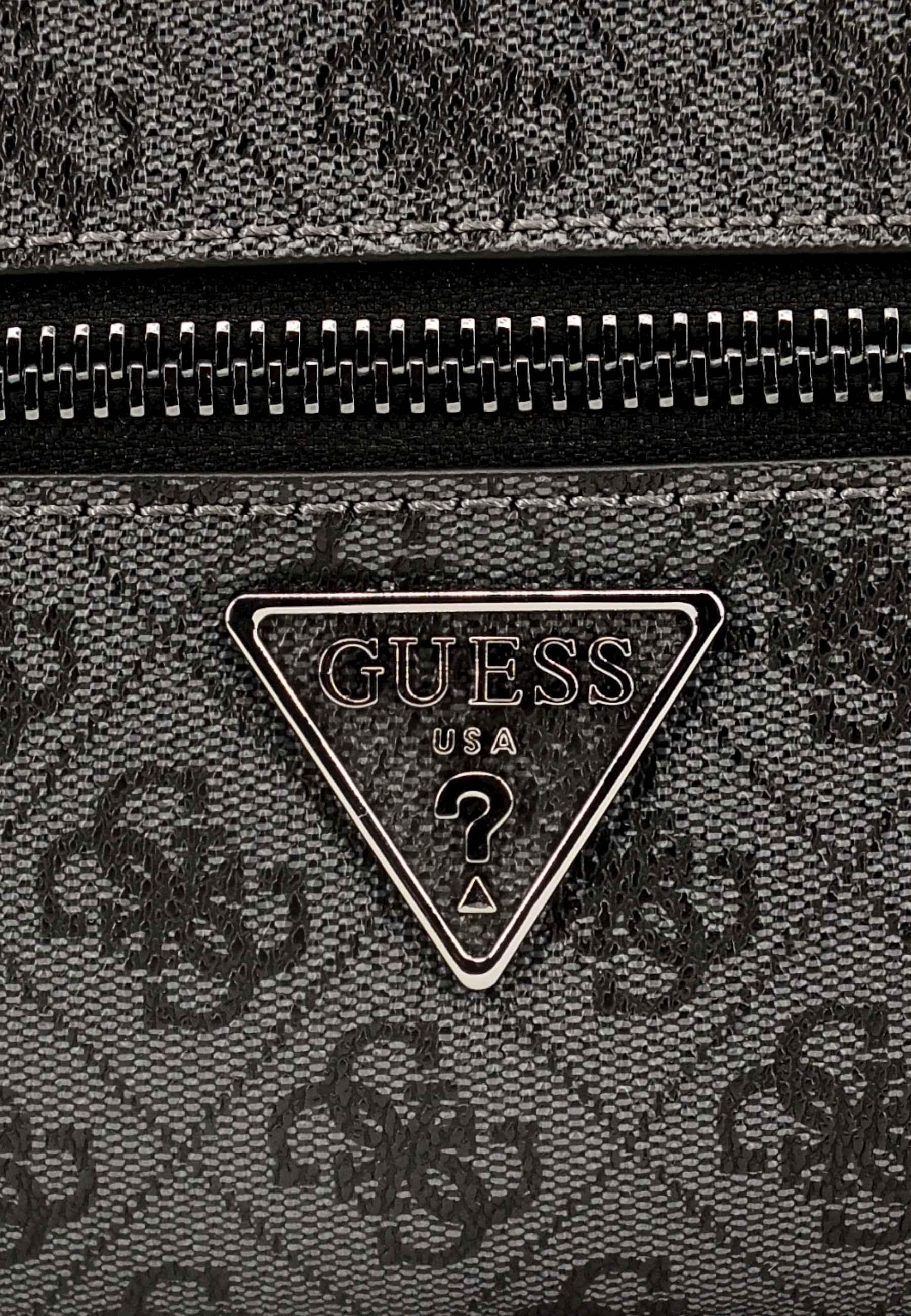 GUESS Zaino Manhattan Backpack Grigio Coal Logo SM699432 - Sandrini Calzature e Abbigliamento