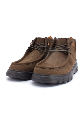HEY DUDE Boris Eco Stivaletto Vela Uomo Cocoa 112651566 - Sandrini Calzature e Abbigliamento