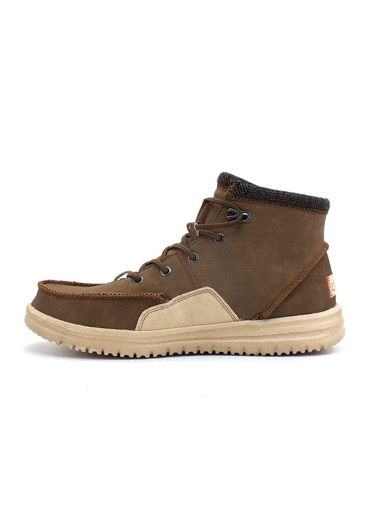 HEY DUDE Bradley Stivaletto Uomo Brown 113301500 - Sandrini Calzature e Abbigliamento
