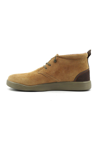 HEY DUDE Jo Suede Stivaletto Uomo Cognac Beige 40605-21N - Sandrini Calzature e Abbigliamento