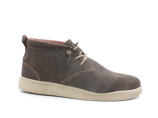 HEY DUDE Jo Suede Stringata Camoscio Fossil 112374962 - Sandrini Calzature e Abbigliamento