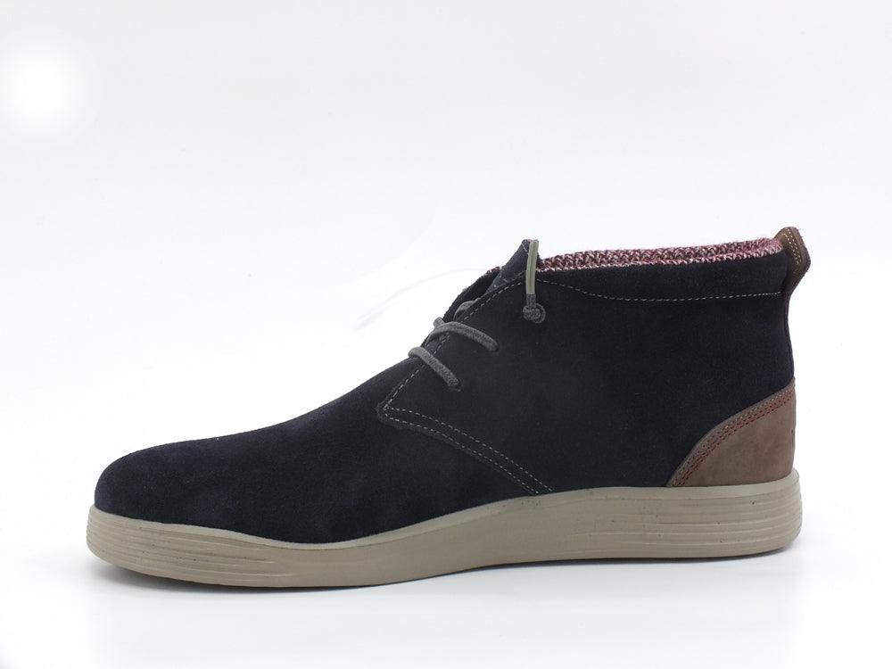 HEY DUDE Jo Suede Stringata Camoscio Ocean Blue 112372680 - Sandrini Calzature e Abbigliamento
