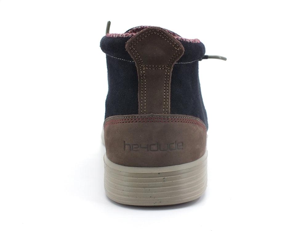 HEY DUDE Jo Suede Stringata Camoscio Ocean Blue 112372680 - Sandrini Calzature e Abbigliamento