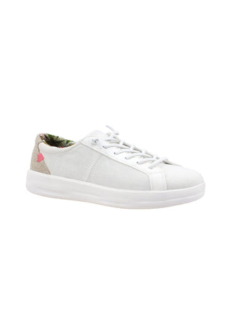 HEY DUDE Karina Sneaker Donna Coconut White 40154-1JZ - Sandrini Calzature e Abbigliamento