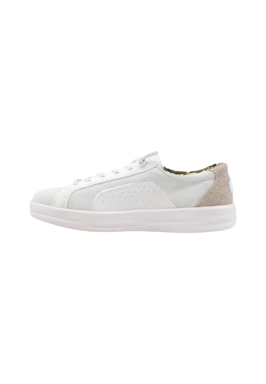 HEY DUDE Karina Sneaker Donna Coconut White 40154-1JZ - Sandrini Calzature e Abbigliamento