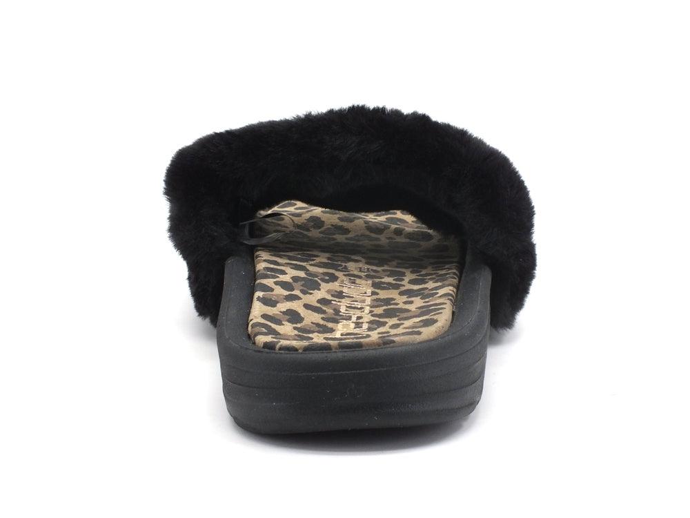 HEY DUDE Peggy Ciabatta Pelo Leopard Black Cheetah 122084895 - Sandrini Calzature e Abbigliamento