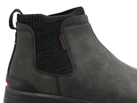 HEY DUDE Scoot Grip Stivaletto Polacco Elastici Grey Black 113314938 - Sandrini Calzature e Abbigliamento