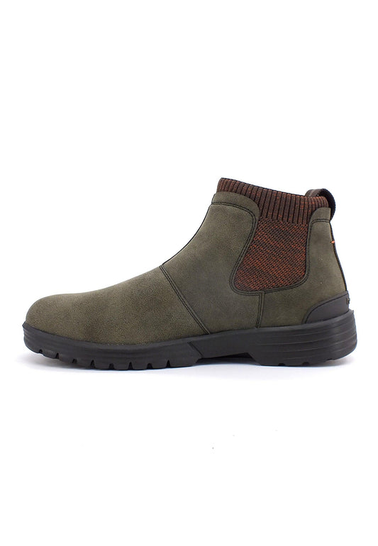 HEY DUDE Scoot Grip Stivaletto Polacco Uomo Verde Khaki 113311001 - Sandrini Calzature e Abbigliamento