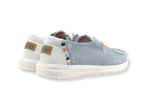 HEY DUDE Sneaker Donna Wendy Scarpa Vela Boho Lt Denim 121412412 - Sandrini Calzature e Abbigliamento