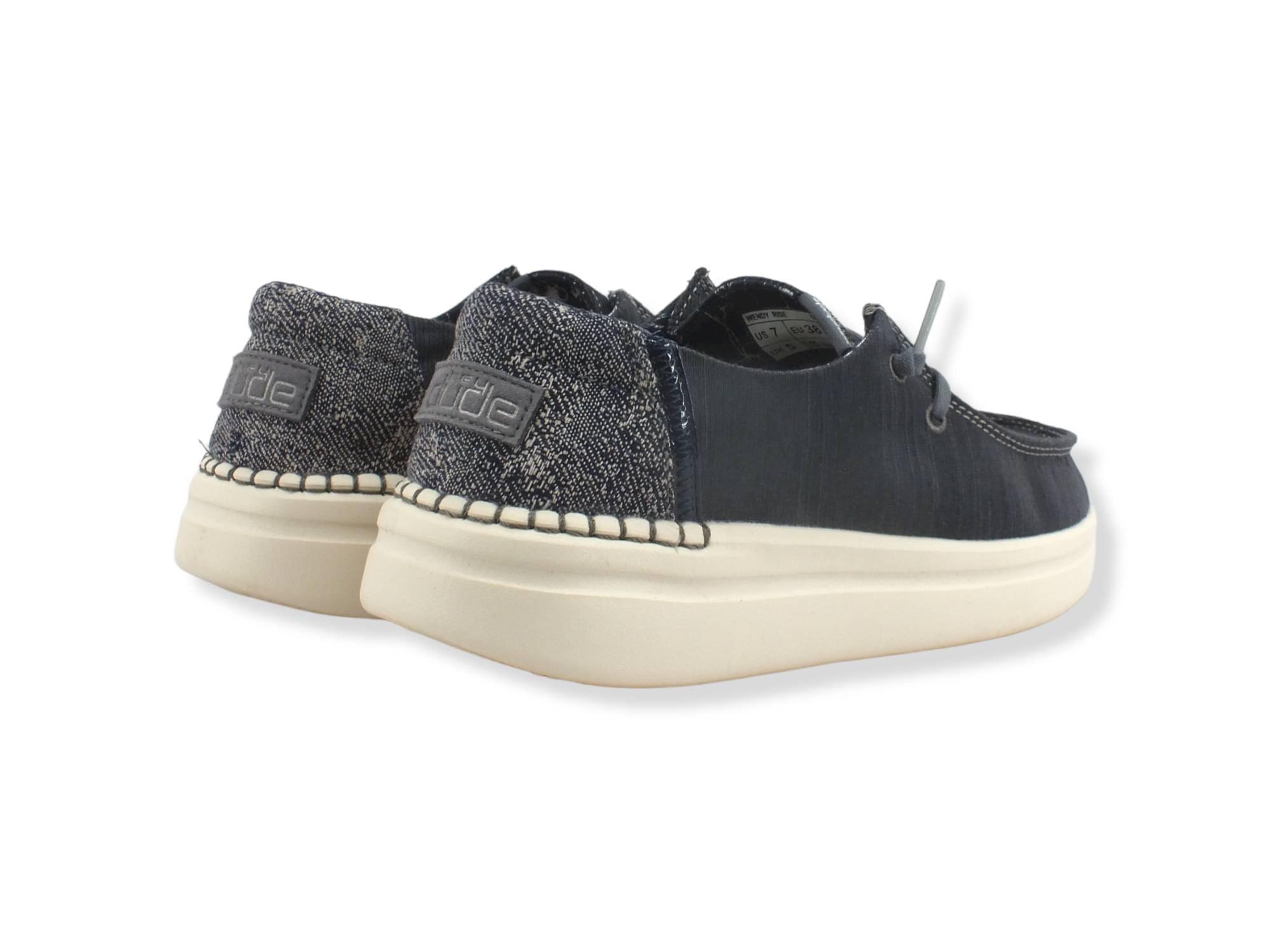 HEY DUDE Sneaker Donna Wendy Scarpa Vela Graphite Blue 121942725 - Sandrini Calzature e Abbigliamento