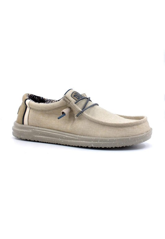HEY DUDE Wally Sneaker Vela Uomo Sand Dollar 40013-2AT - Sandrini Calzature e Abbigliamento
