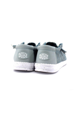 HEY DUDE Wally Sox Sneaker Vela Uomo Ice Grey 40019-1HN - Sandrini Calzature e Abbigliamento