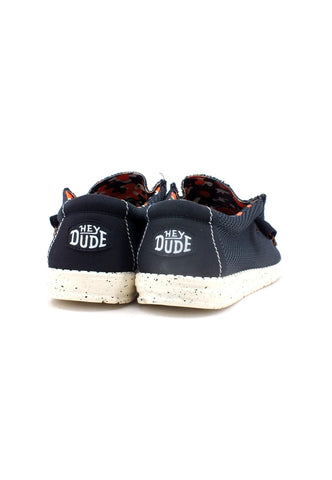 HEY DUDE Wally Sox Stitch Sneaker Vela Uomo Blue 40161-4NY - Sandrini Calzature e Abbigliamento