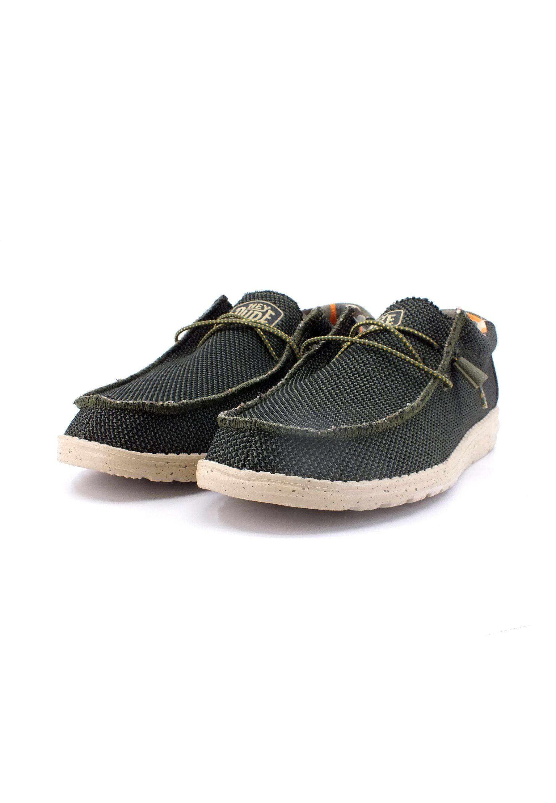 HEY DUDE Wally Sox Stitch Sneaker Vela Uomo Pine 40161-3VK - Sandrini Calzature e Abbigliamento