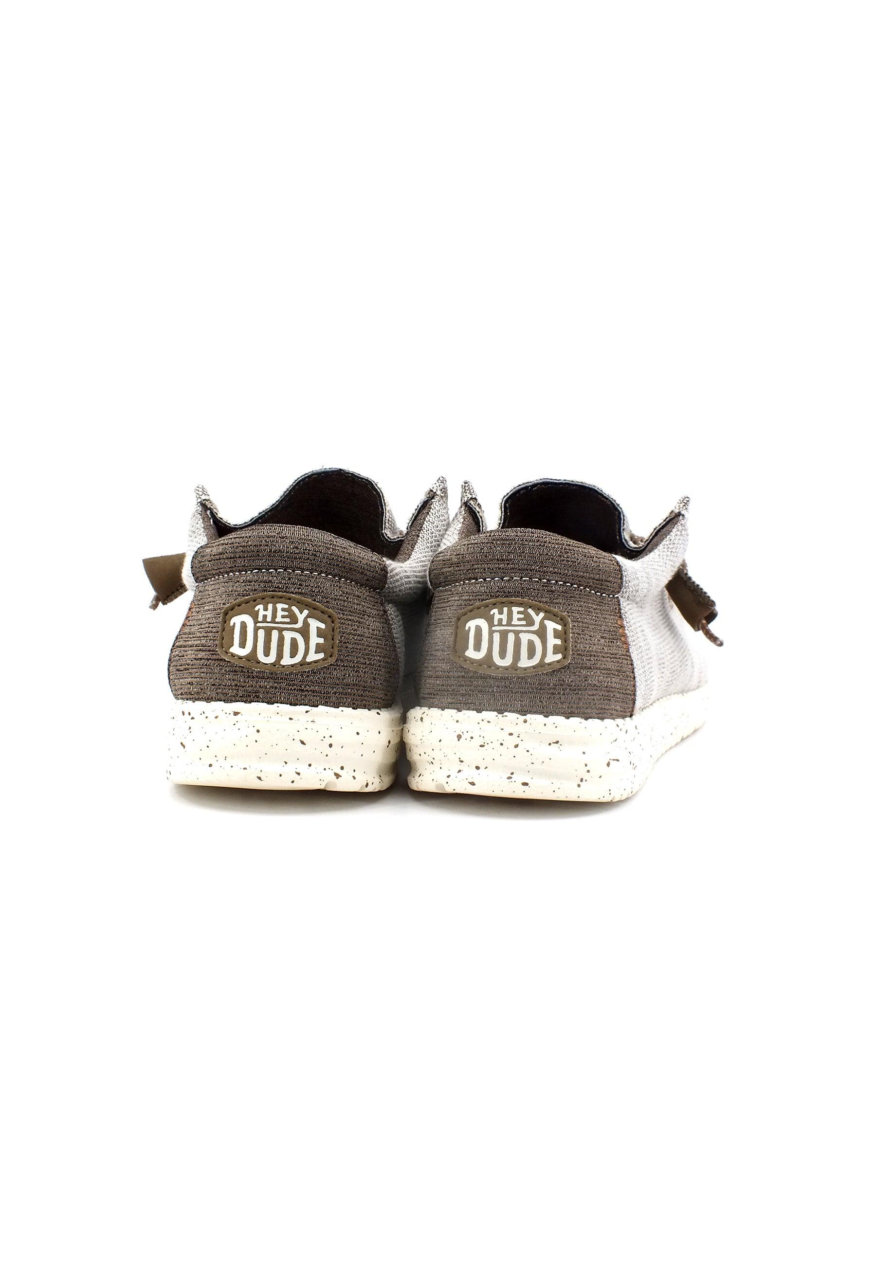 HEY DUDE Wally Stretch Mix Sneaker Vela Uomo Limestone 40025-2AC - Sandrini Calzature e Abbigliamento