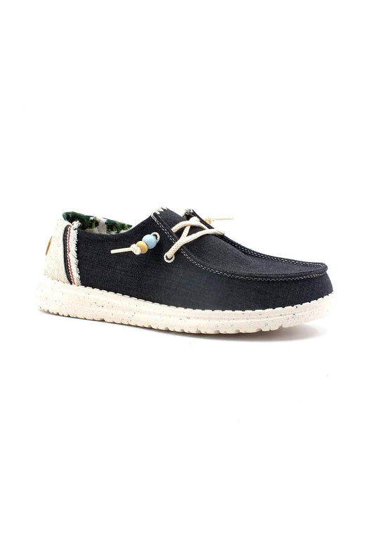 HEY DUDE Wendy Fringe Sneaker Vela Donna Carbon Grigio 40071-0YK - Sandrini Calzature e Abbigliamento