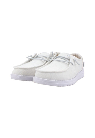 HEY DUDE Wendy Glitter Sneaker Vela Cloud Dust 40079-1JJ - Sandrini Calzature e Abbigliamento