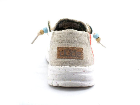 HEY DUDE Wendy Natural Scarpa Vela Lacci Salt Beige 122150212 - Sandrini Calzature e Abbigliamento