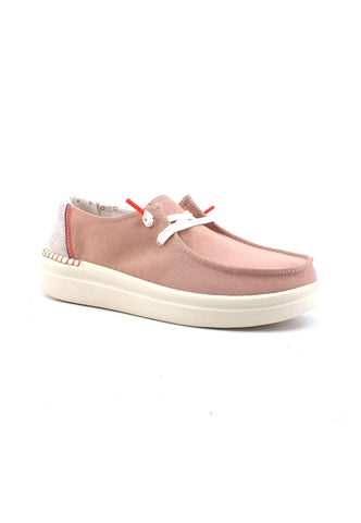 HEY DUDE Wendy Rise Scarpa Vela Donna Chambray Rose 40074-6VM - Sandrini Calzature e Abbigliamento