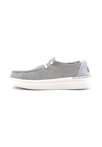 HEY DUDE Wendy Rise Sneaker Vela Donna Lunar Rock Grigio 40074-1HT - Sandrini Calzature e Abbigliamento