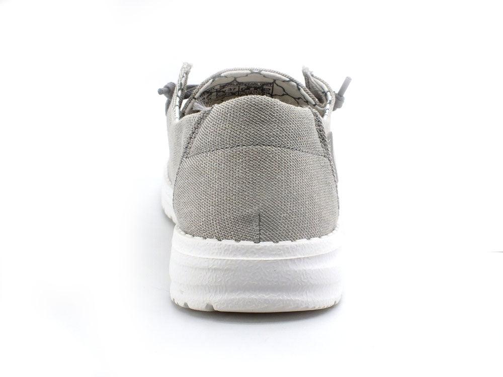 HEY DUDE Wendy Scarpa Vela Glitter Sparkling Pearl Grey 121413312 - Sandrini Calzature e Abbigliamento