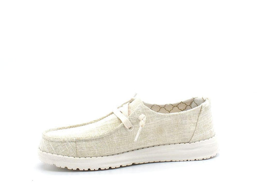 HEY DUDE Wendy Sneaker Scarpa Vela Lux Sparkling Gold 121419102 - Sandrini Calzature e Abbigliamento